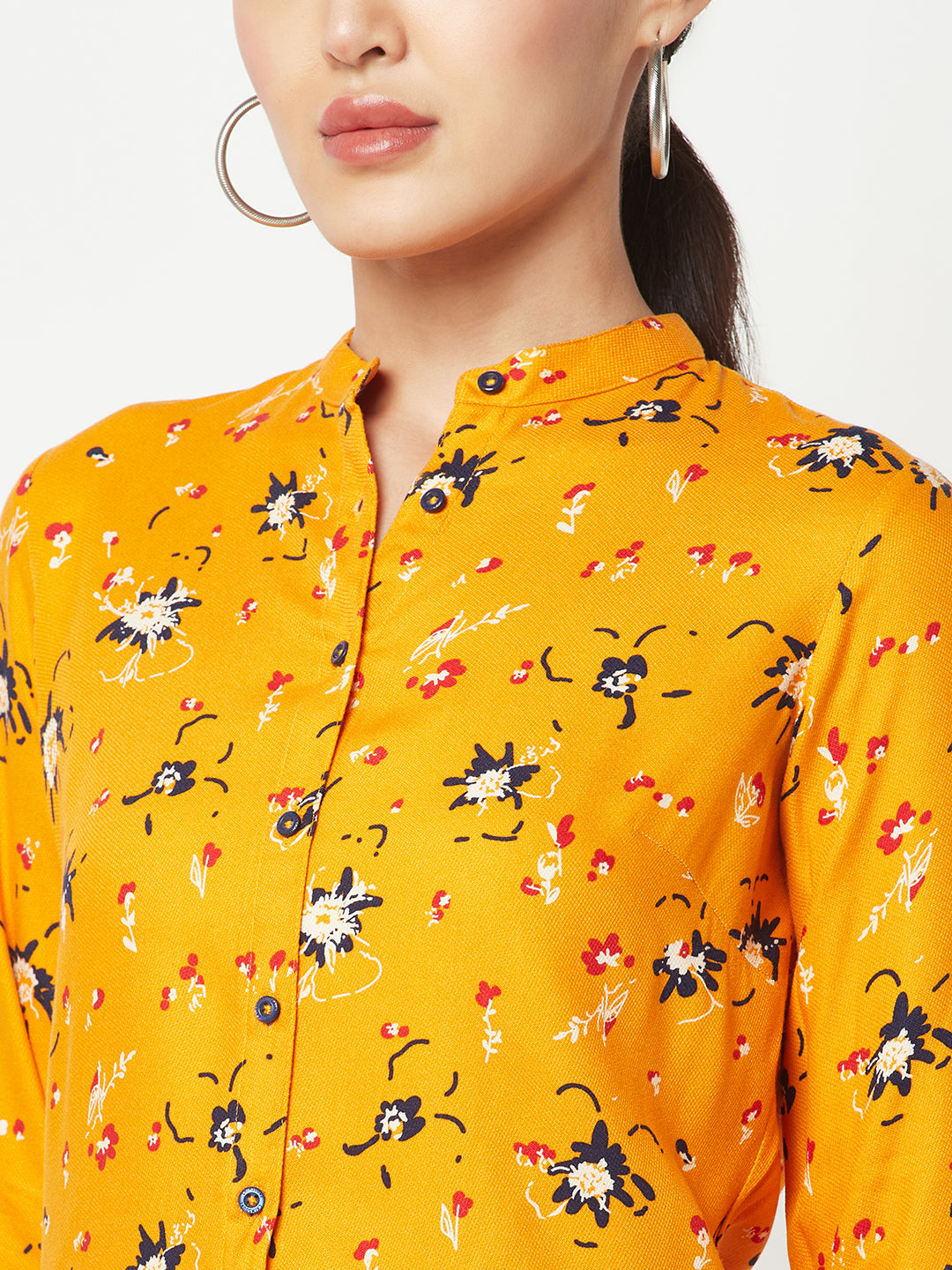 Mustard Floral Shirt