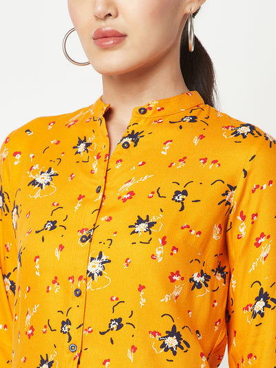 Mustard Floral Shirt