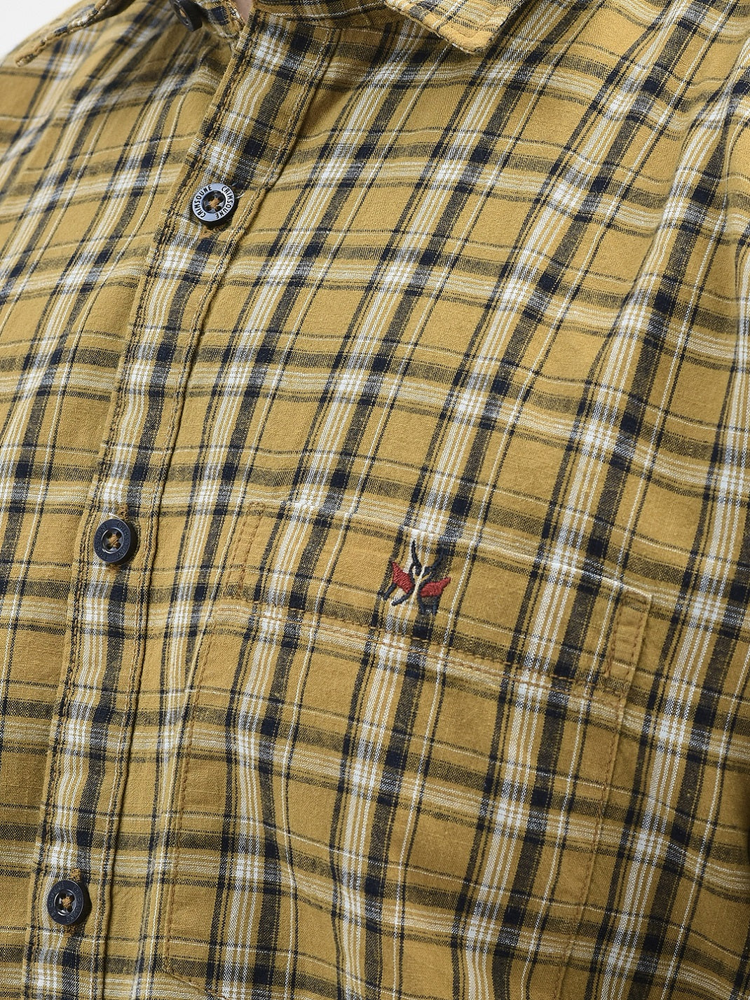 Mustard Checked Shirt