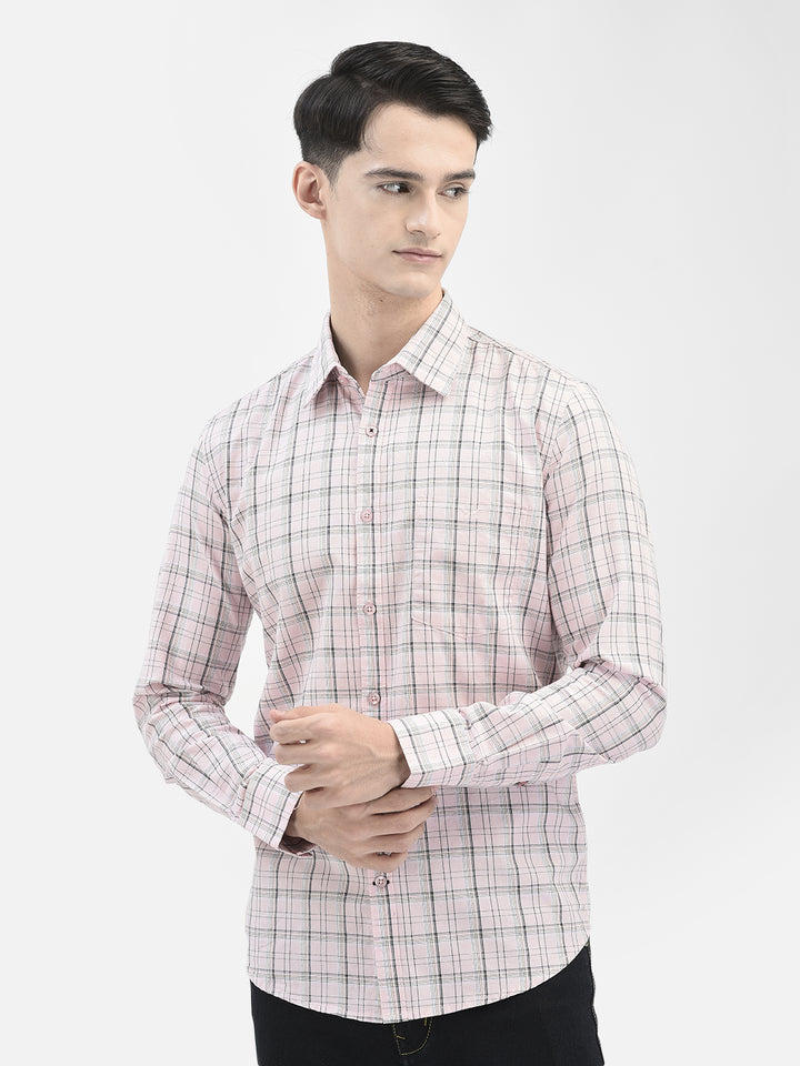 Pink Checked Shirt