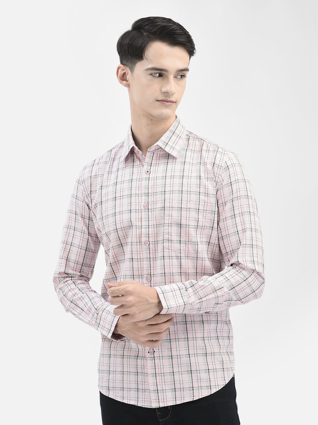 Pink Checked Shirt