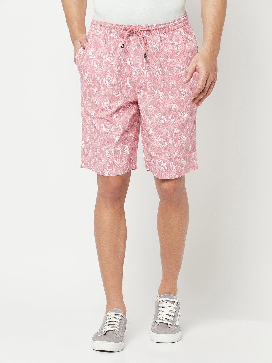 Pink Floral Lounge Shorts