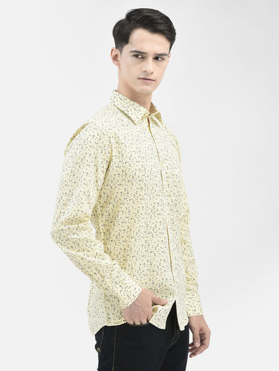 Yellow Printed Shirt 
