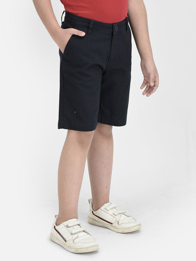 Navy Blue Chino Shorts