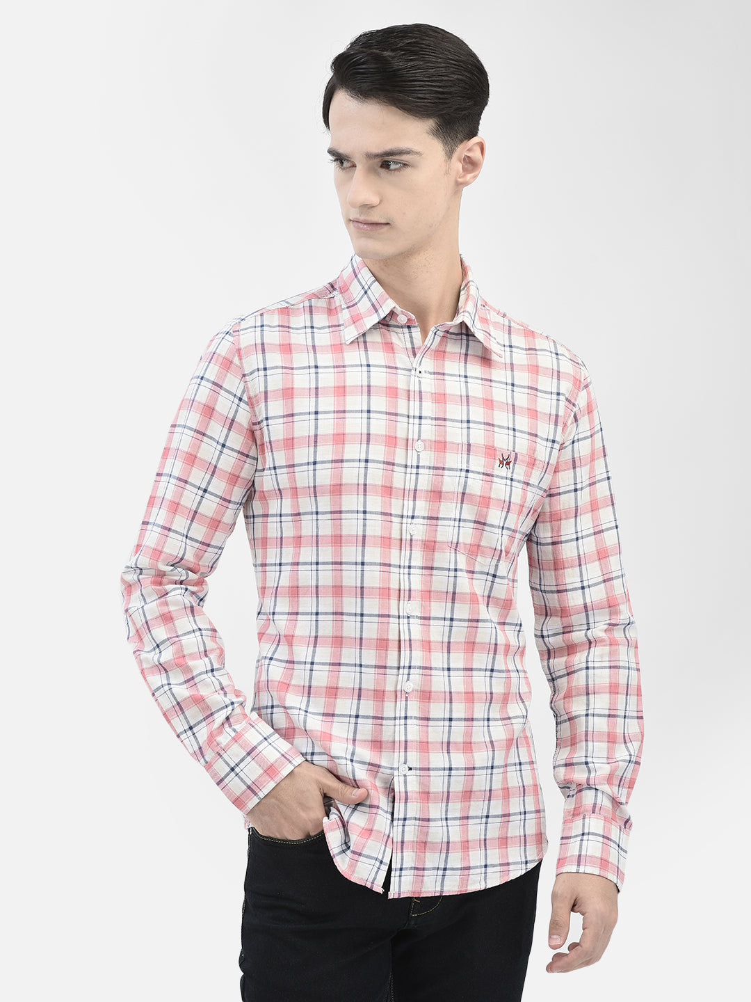 Pink Checked Shirt