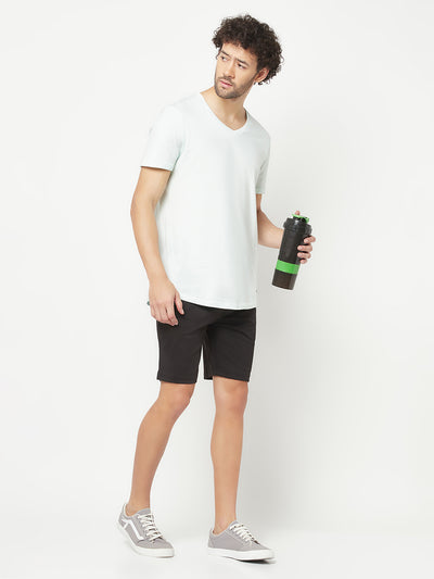 Black Athleisure Shorts