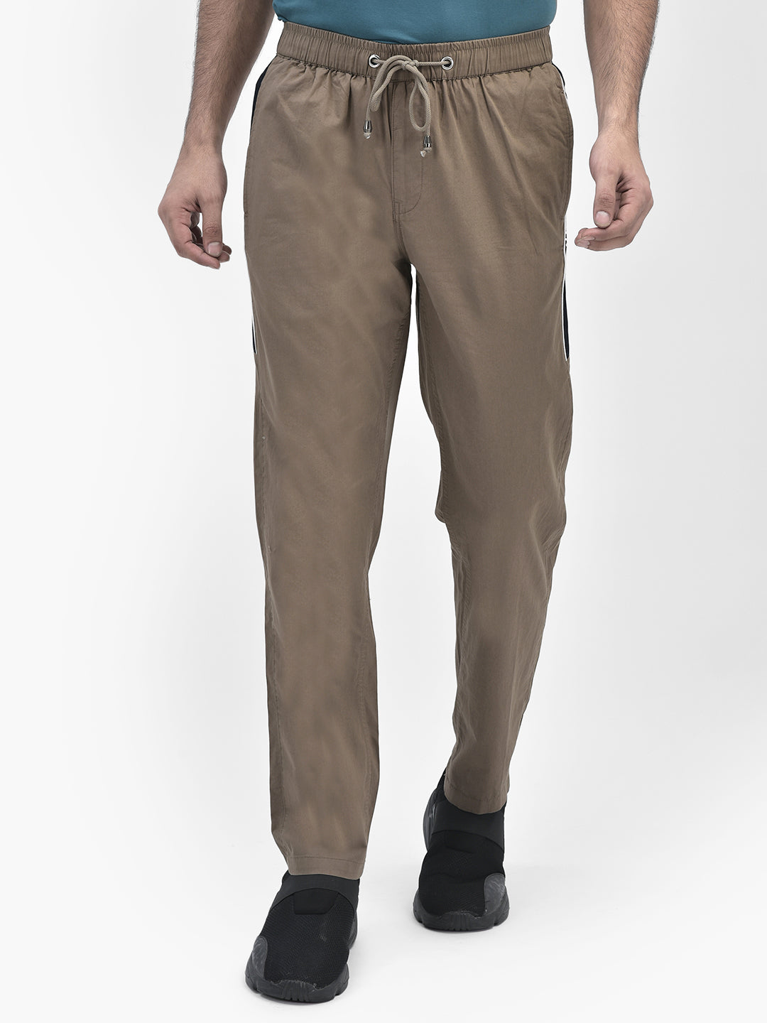 Brown Track Pants