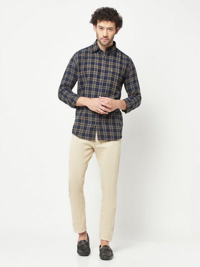 Olive Checked Shirt