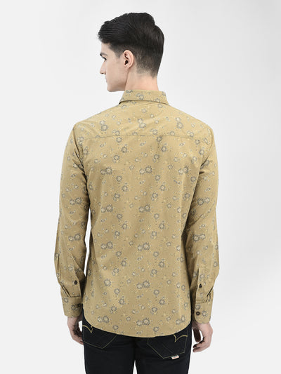 Khaki Floral Shirt