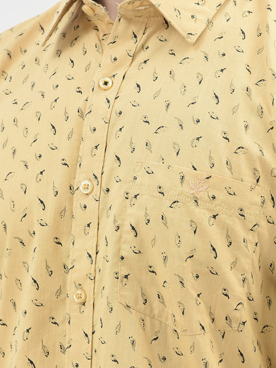 Yellow Printed Shirt