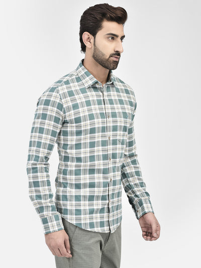 Green Checked Shirt.