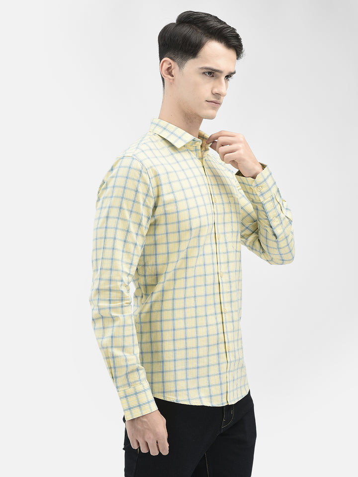 Yellow Checked Shirt