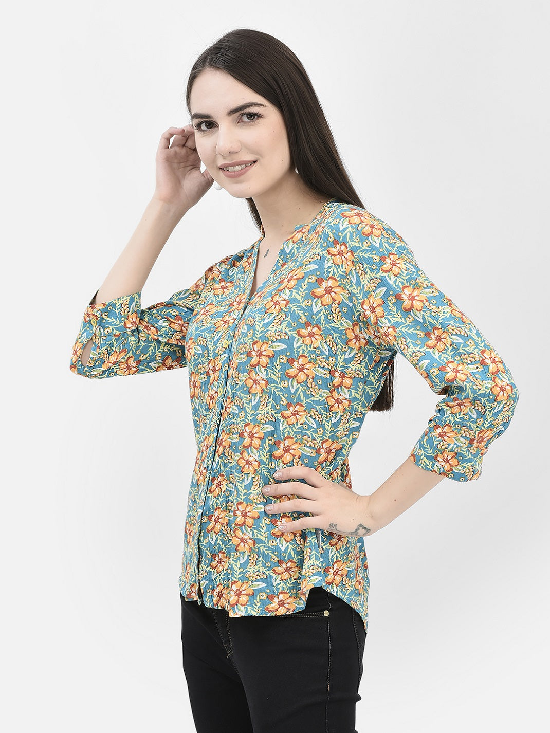 Floral Multi Coloured Shirt