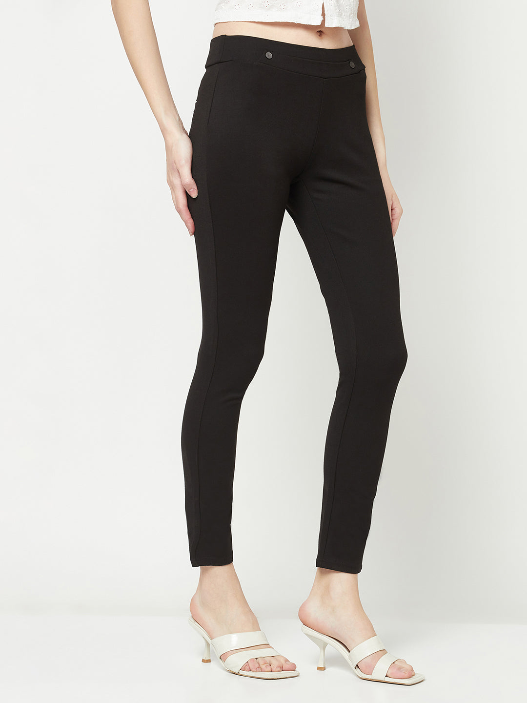 Black Slim Trousers