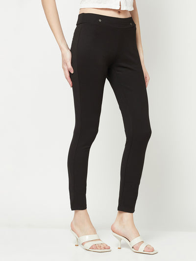 Black Slim Trousers