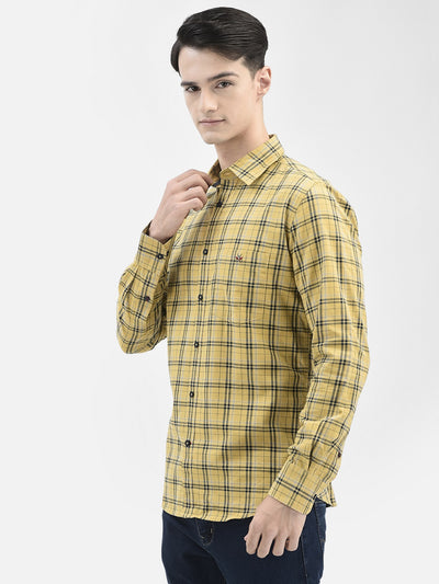 Mustard Checked Shirt