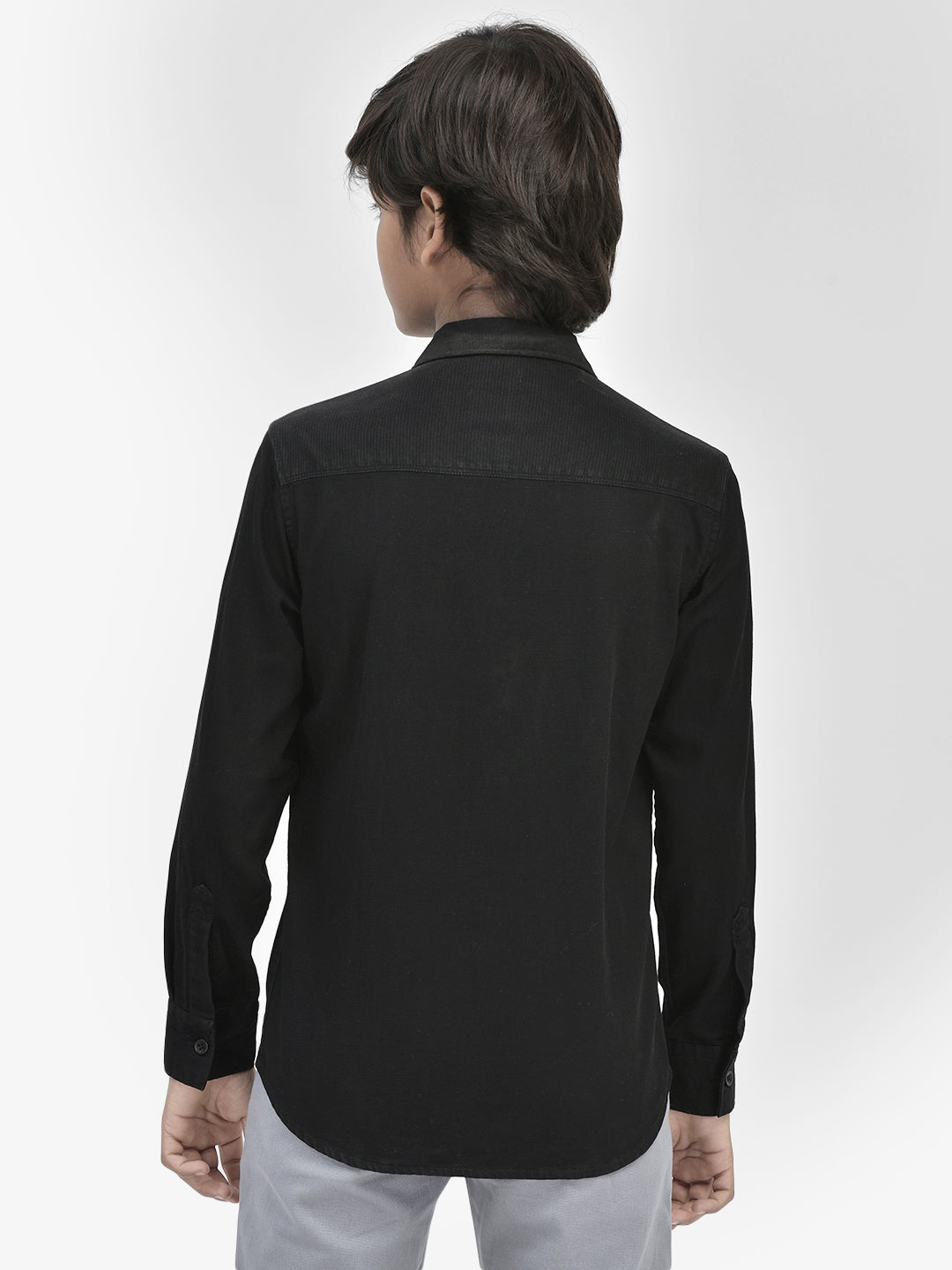 Black Double Pocket Shirt