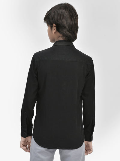 Black Double Pocket Shirt