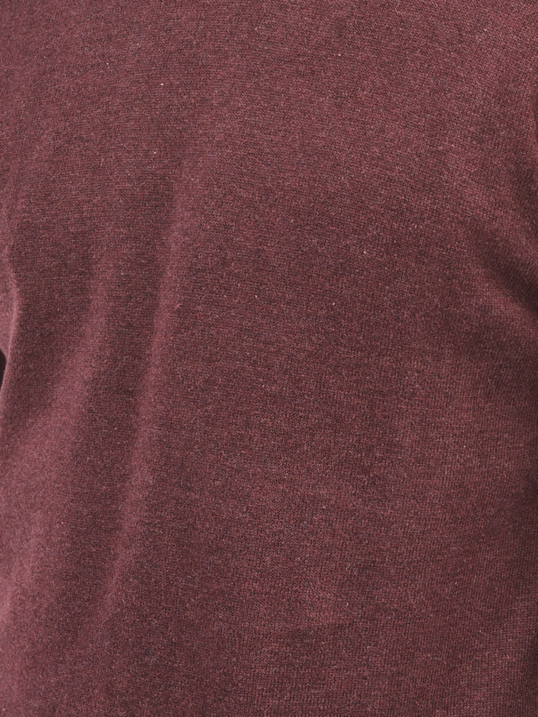 Maroon Plain Sweaters.