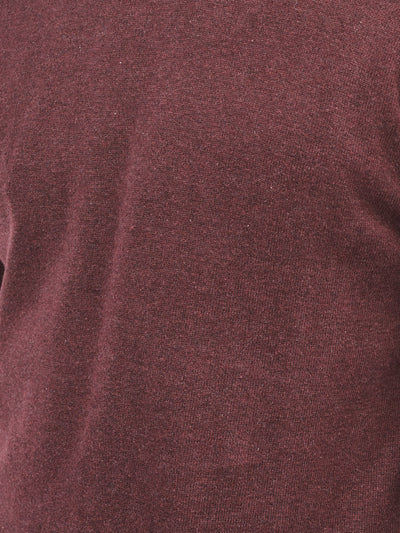 Maroon Plain Sweaters.