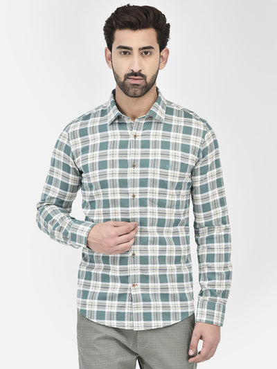 Green Checked Shirt.