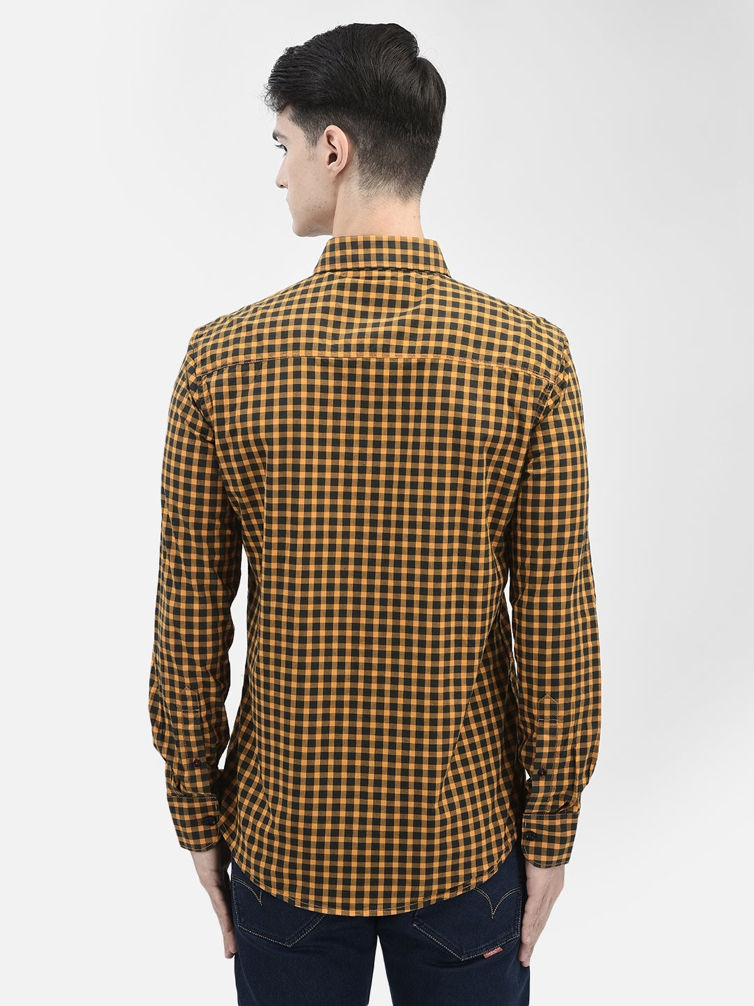 Mustard Checked Shirt