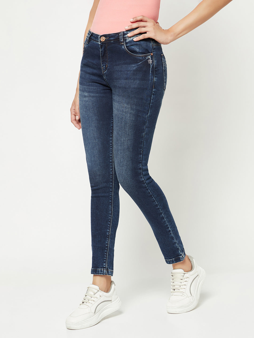  Navy Blue Skinny Jeans