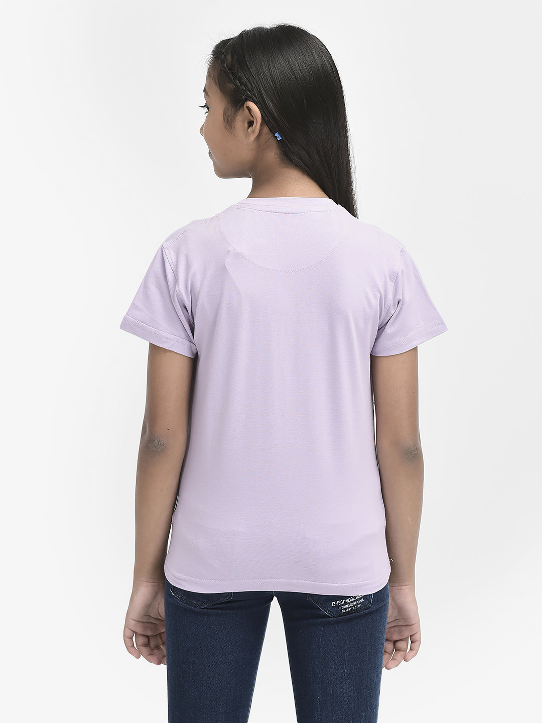 Purple Cotton T-shirt