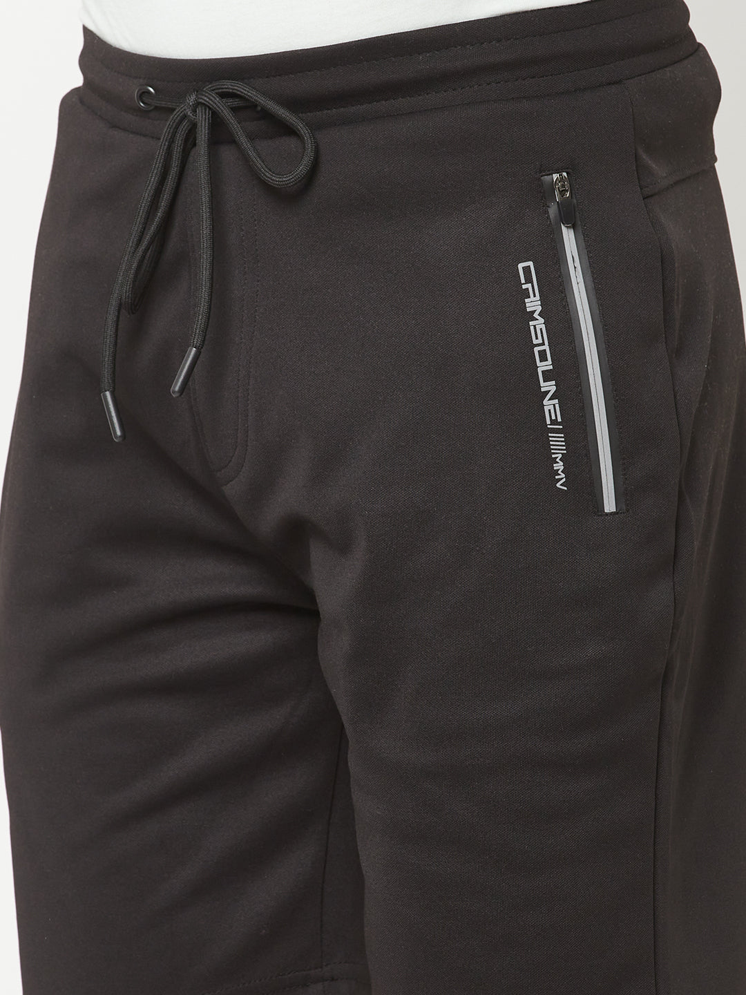 Black Athleisure Shorts