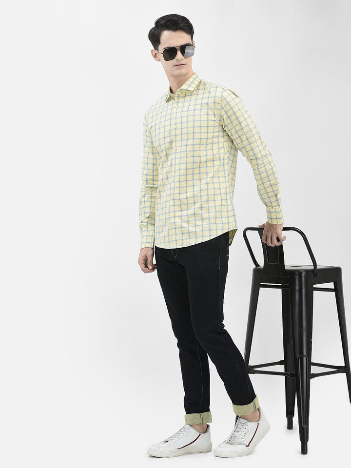 Yellow Checked Shirt