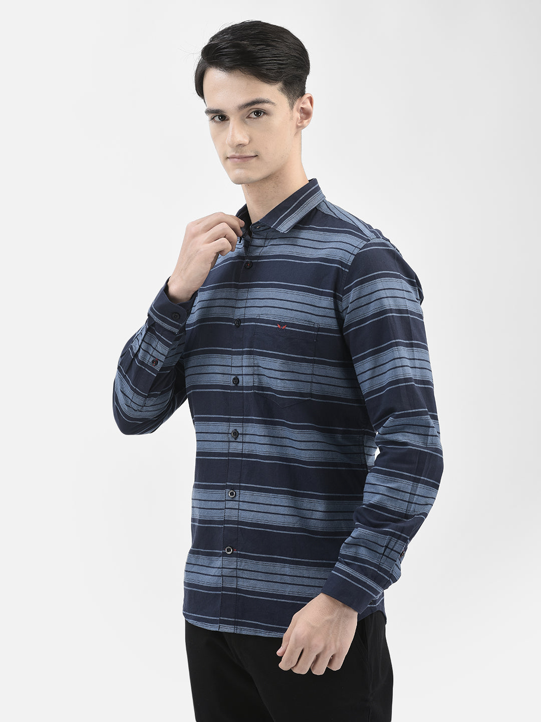 Blue Striped Shirt