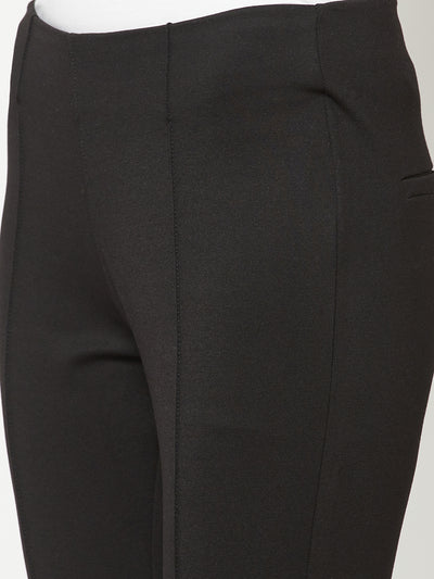  Black Slim Twin Pocket Trousers