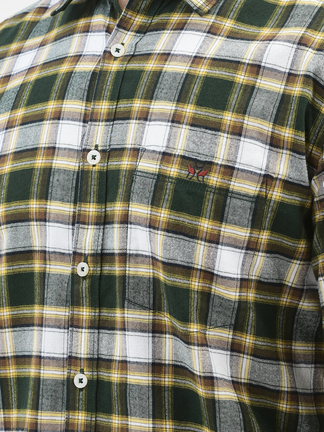Green Checked Shirt