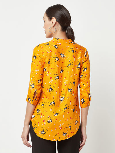 Mustard Floral Shirt