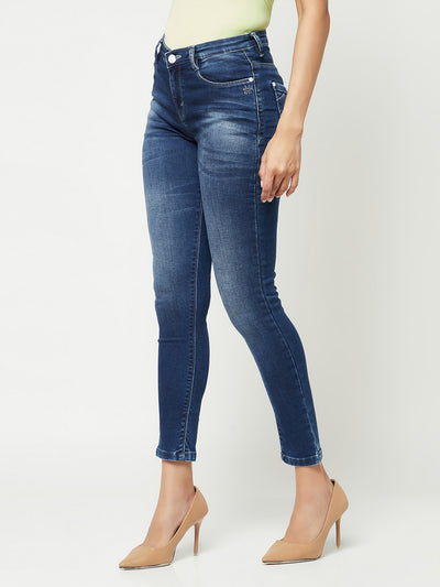  Blue Light Wash Skinny Jeans