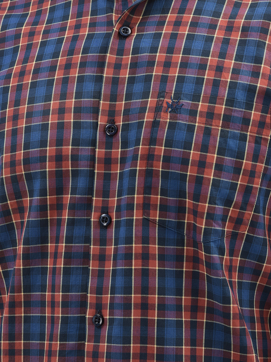 Maroon Checked Shirt