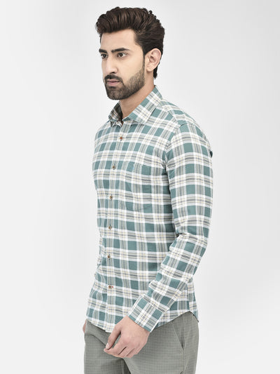 Green Checked Shirt.