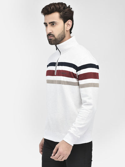 White Stripes Sweatshirt.