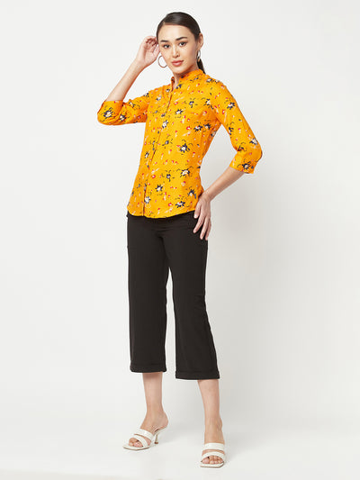 Mustard Floral Shirt