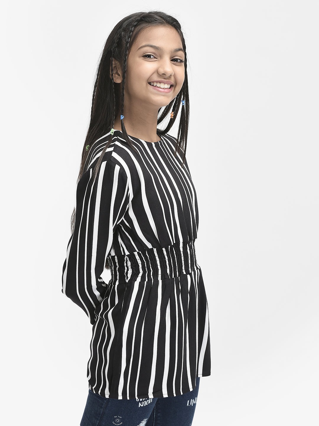 Black Striped Top