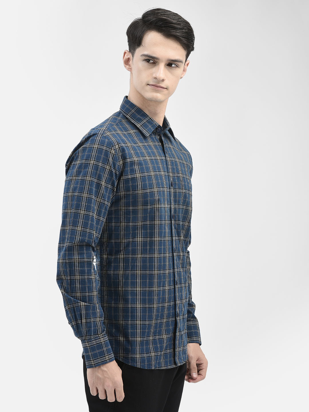 Blue Checked Shirt