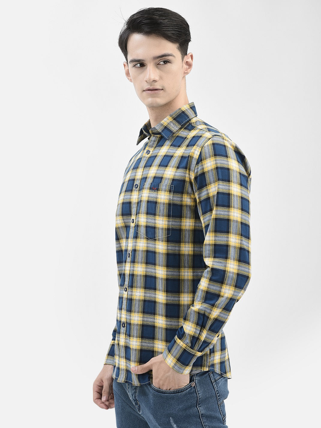 Mustard Checked Shirt