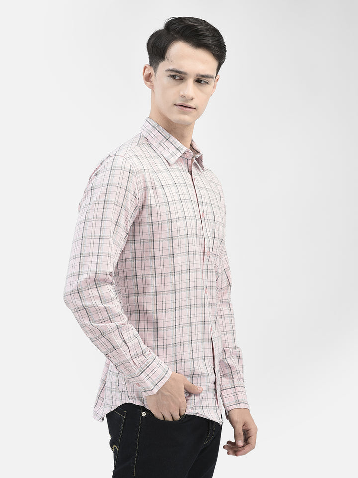 Pink Checked Shirt