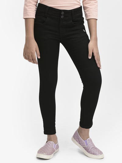  Black High Waist Jeans