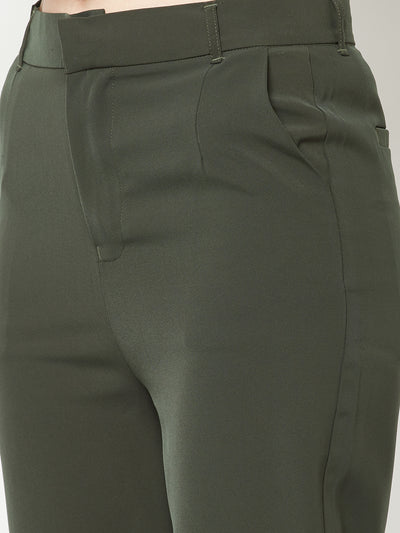 Olive Peg Trousers