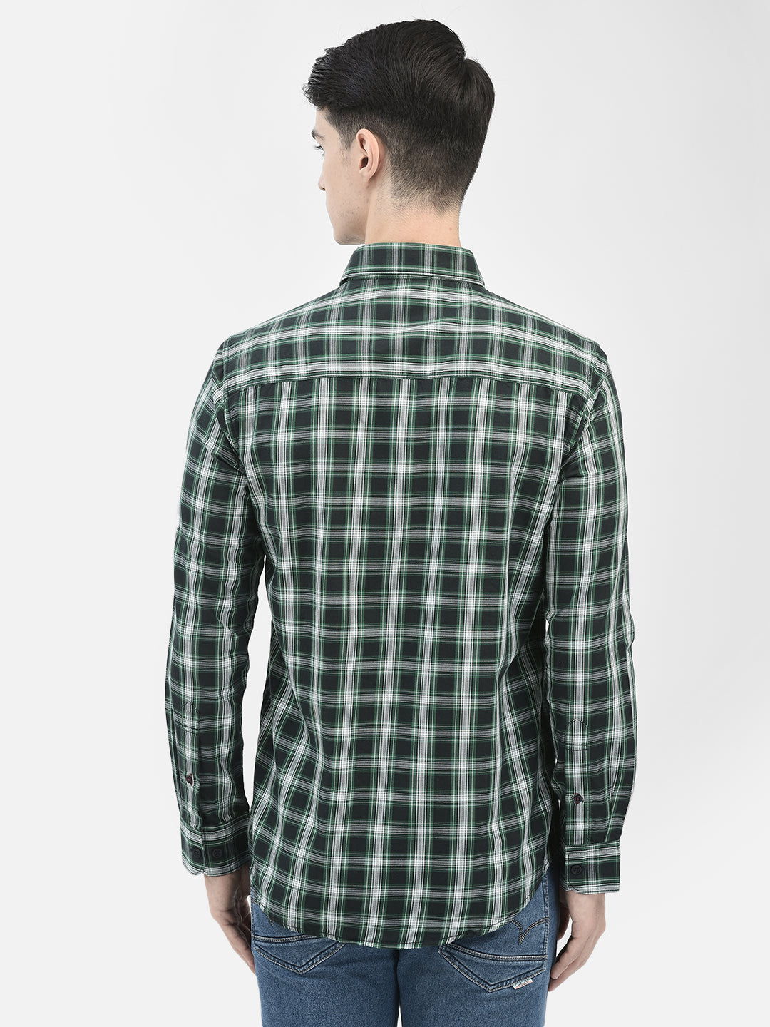 Green Checked Shirt