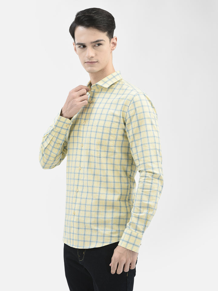Yellow Checked Shirt