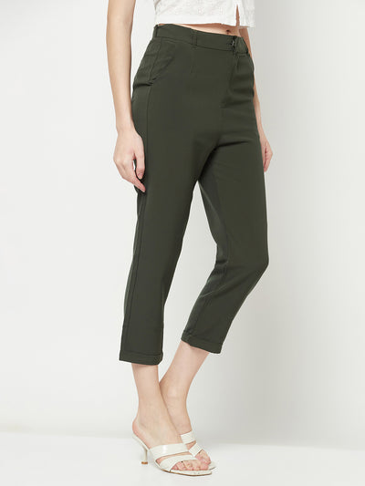 Olive Peg Trousers