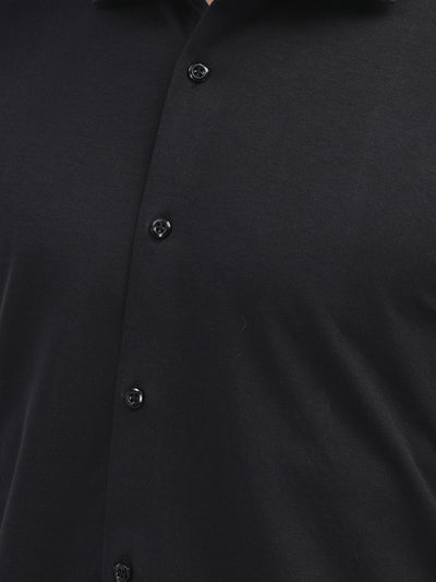 Black Pure Cotton Shirt