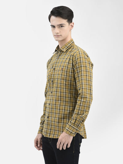 Mustard Checked Shirt